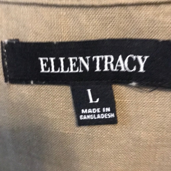 Ellen Tracy 100% Linen Pullover Blouse - Picture 2 of 4
